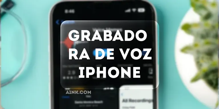 grabadora de voz iphone
