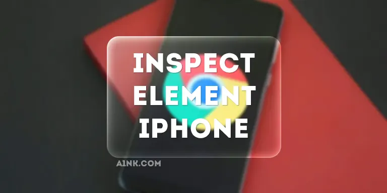 inspect element iphone