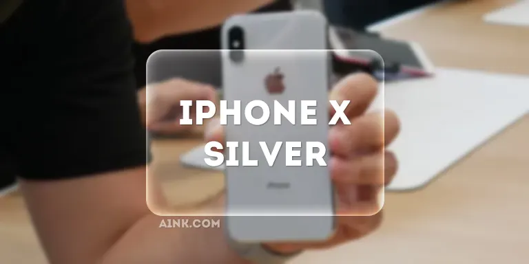 iphone x silver