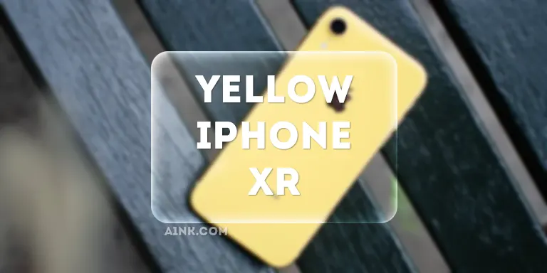 yellow iphone xr